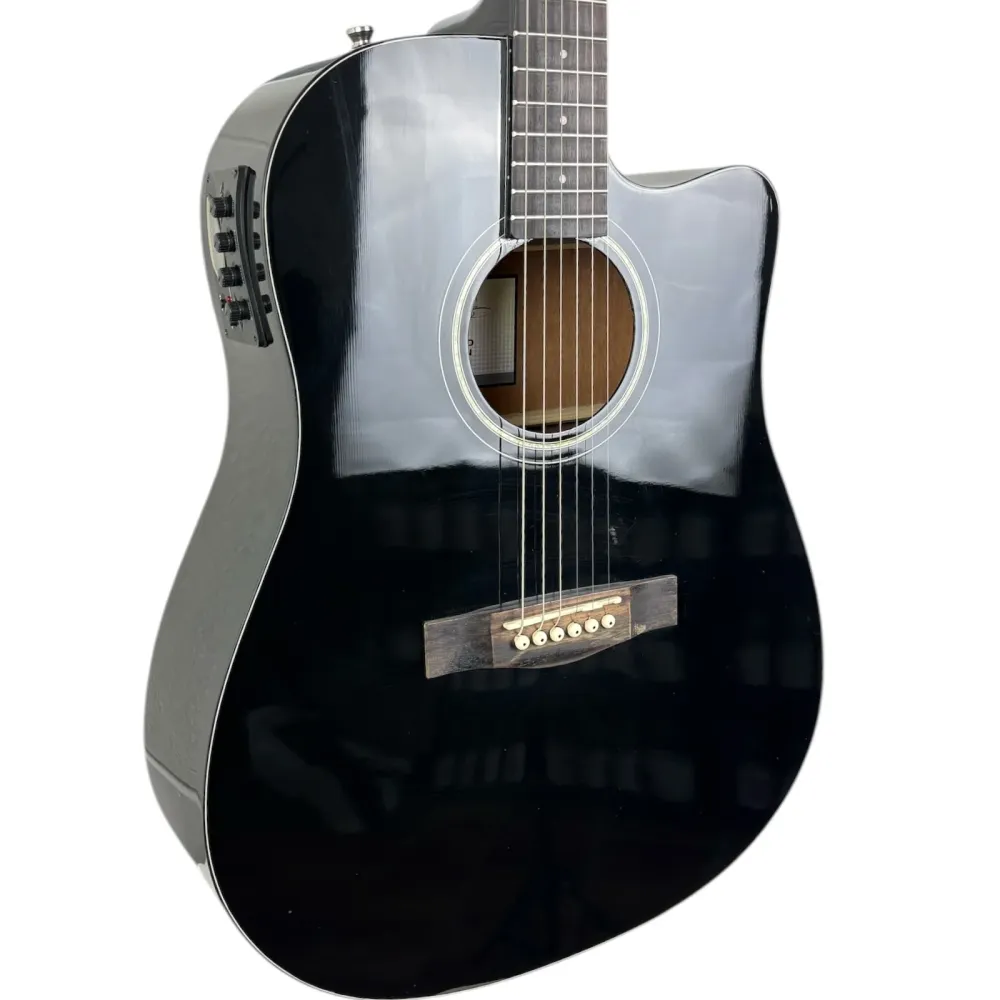 Chitară acustică Rocktile - Negru