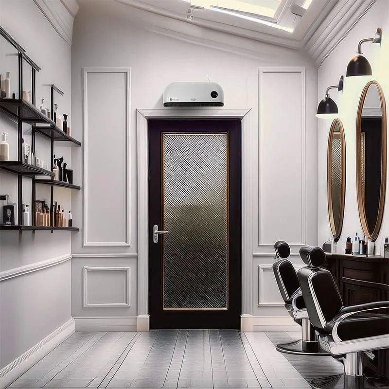 Aeroterma Adler AD7751 | 2000W, Perete, Ceramica, LED, Telecomanda, Alb/Negru