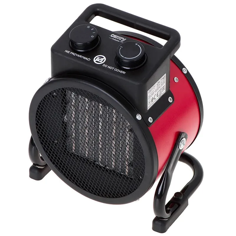 Aeroterma Camry CR7743 | 2400W, Ceramica, Rosu/Negru