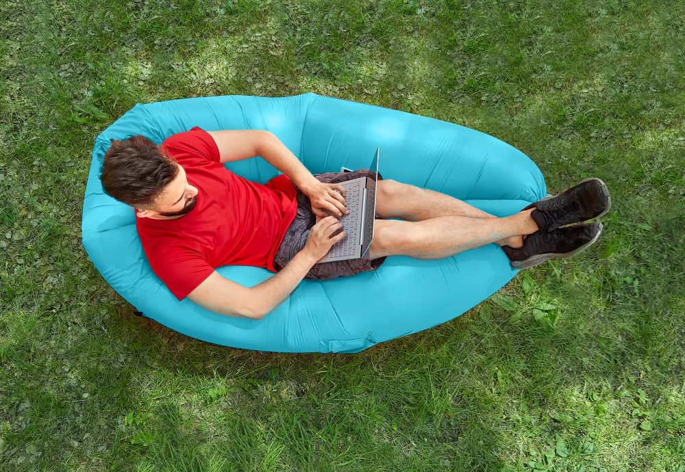 Canapea gonflabilă Lazy Bag pentru plajă