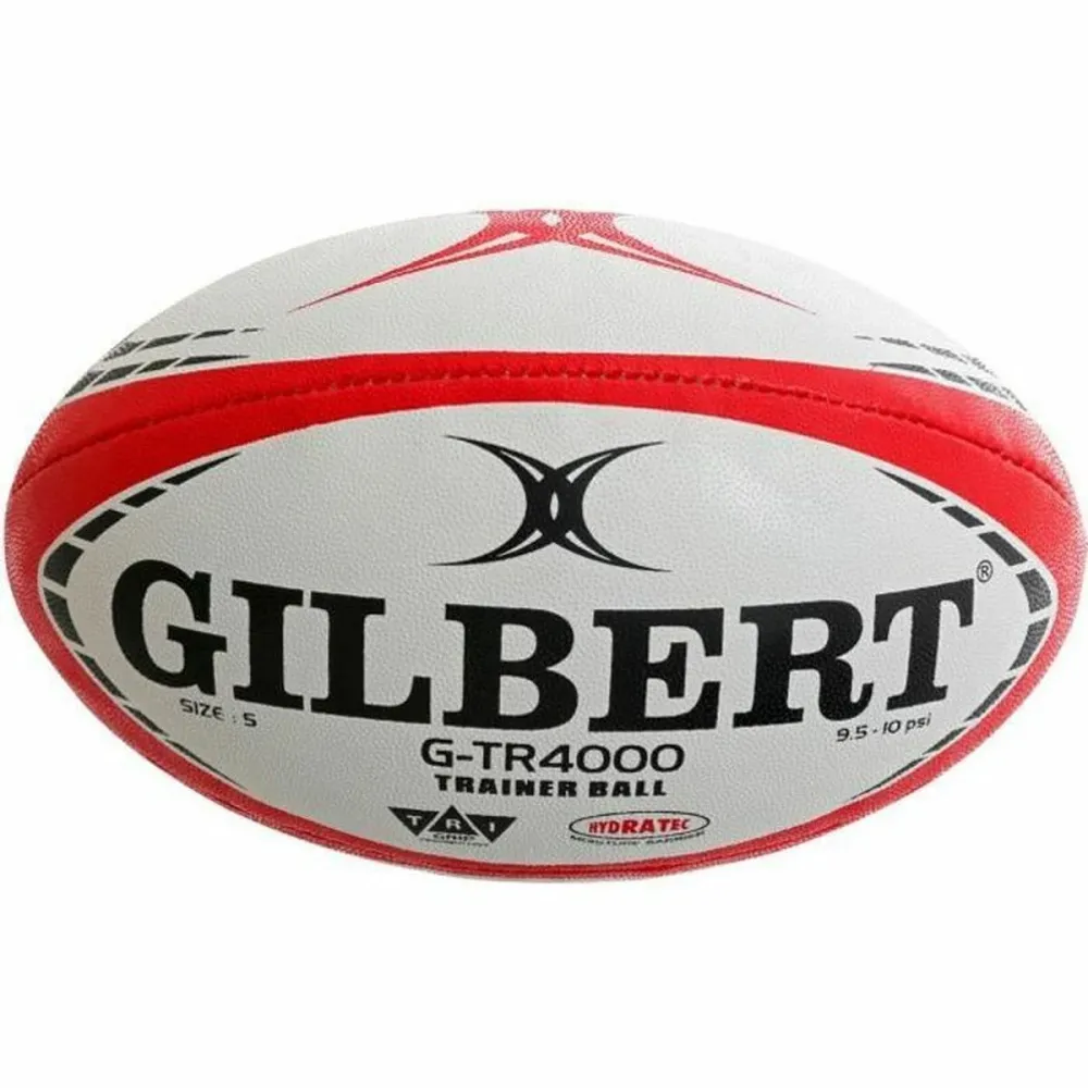 Minge de Rugby Gilbert G-TR4000 Alb 28 cm Roșu