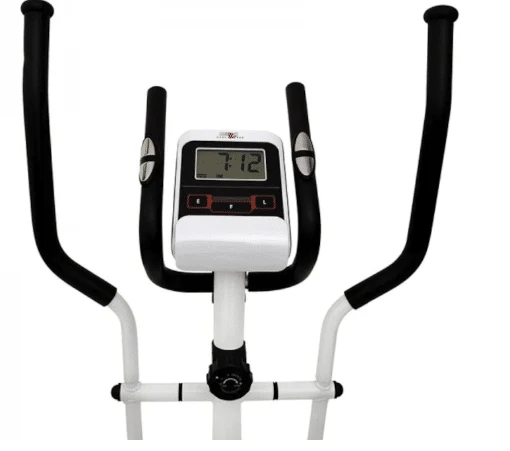 Bicicleta Eliptica Fitness 2in1 104x65x156 cm Functii de Calorii, Distanta, Puls, Timp, Viteza, 8 trepte de dificultate