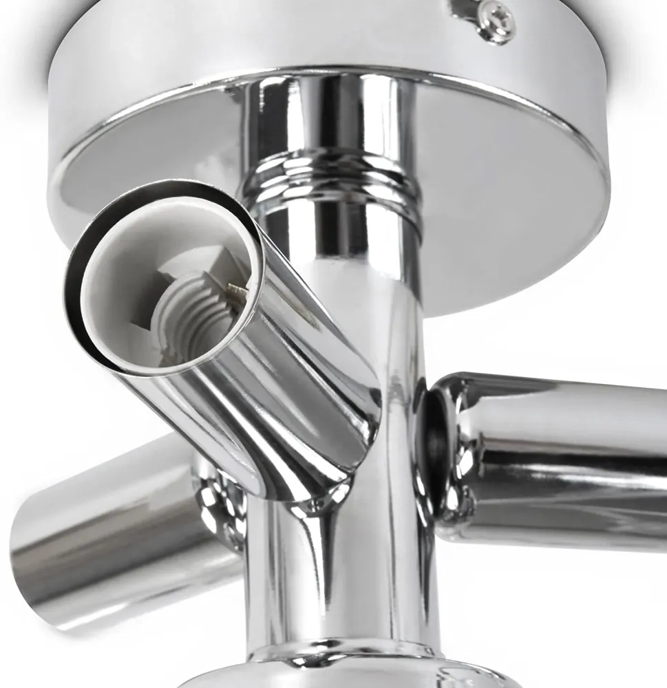 Plafoniera living/dormitor, design forma de frunza, ++, 40 W, argintiu