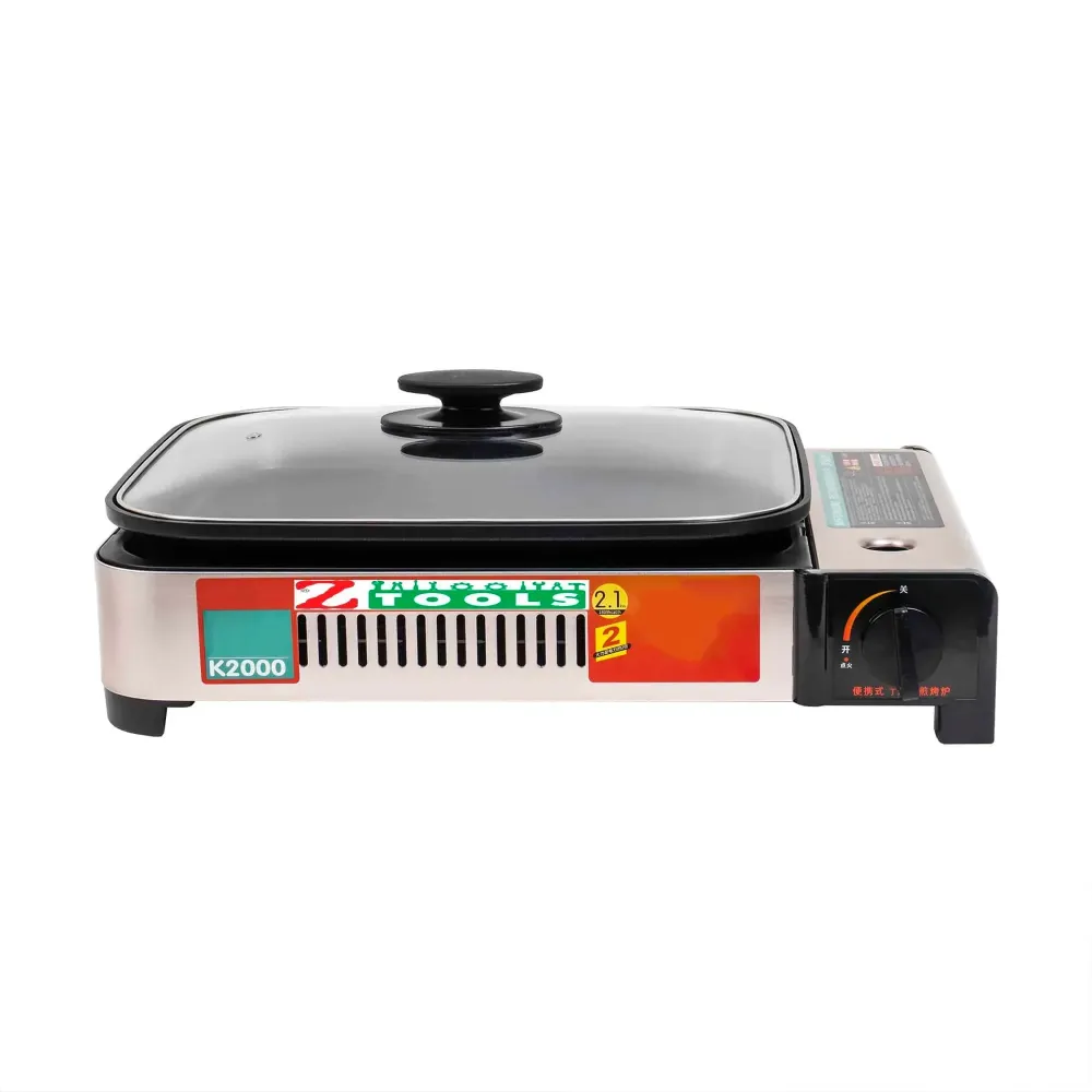 Aragaz camping, tip grill plus capac de sticla, putere 2.1kw / ZTS 5616