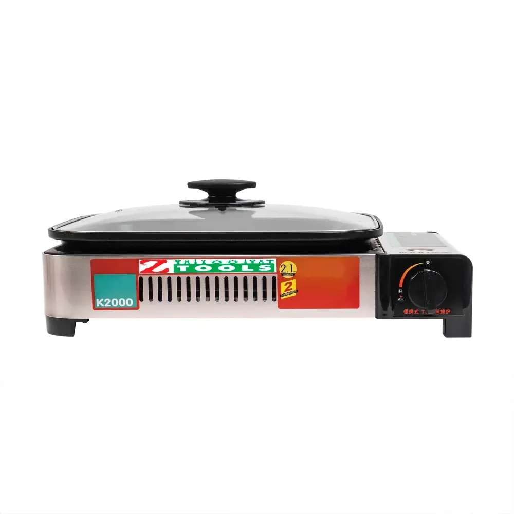 Aragaz camping, tip grill plus capac de sticla, putere 2.1kw / ZTS 5616