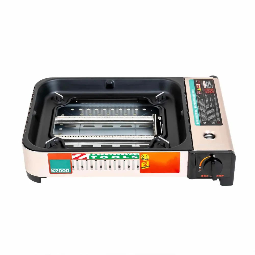 Aragaz camping, tip grill plus capac de sticla, putere 2.1kw / ZTS 5616