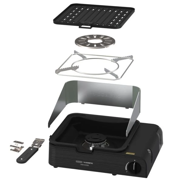 Aragaz pe gaz Van Cook FFD cu un arzator, alimentare cu cartus – camping si outdoor
