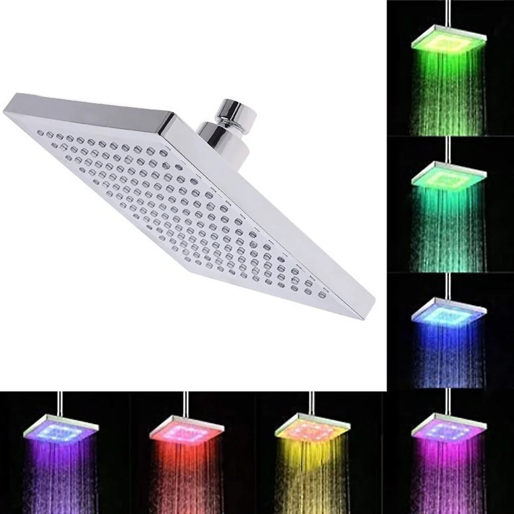 Cap de dus XXL cu LED Multicolor si Senzor de Temperatura