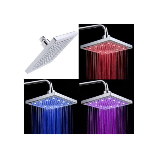 Cap de dus XXL cu LED Multicolor si Senzor de Temperatura