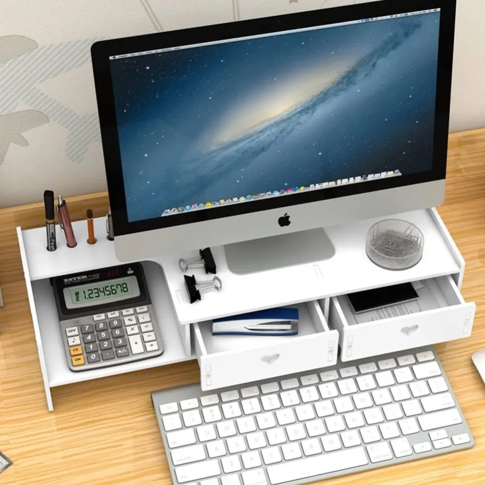 Organizator pentru Birou cu Suport pentru Monitor si TV