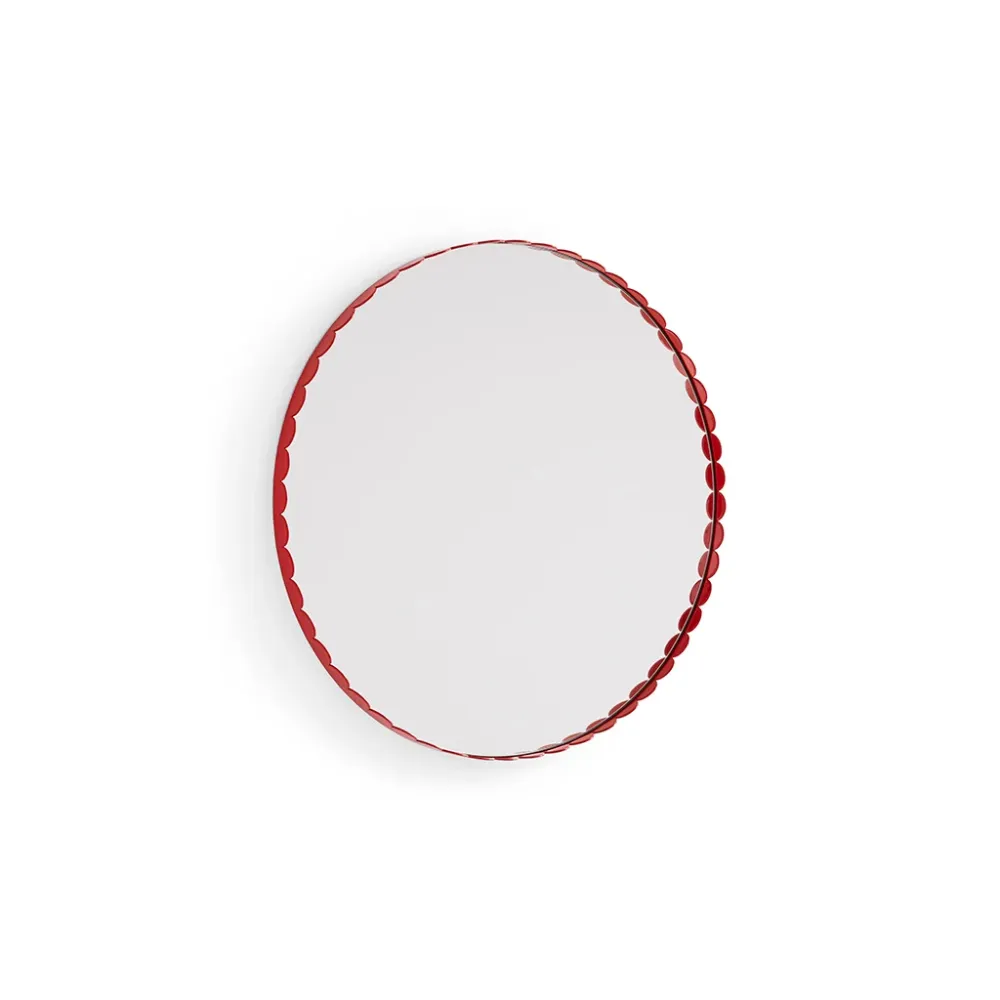 Oglinda Arcs Round - Red