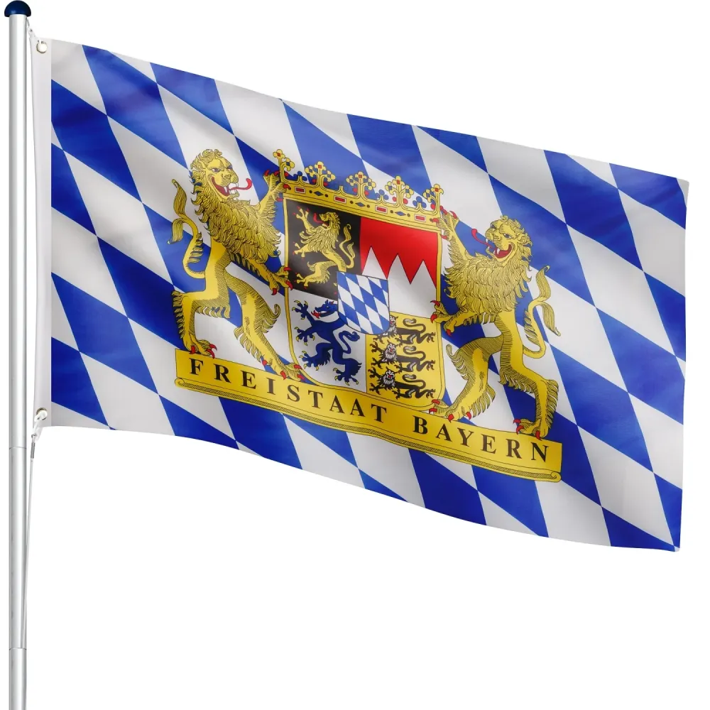 Catarg de steag din aluminiu, Bavaria 6.50 m