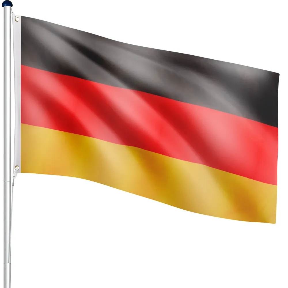 Catarg de steag din aluminiu, Germania, 6.50 m