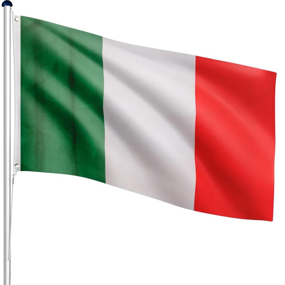 Catarg de steag din aluminiu, Italia, 6.50 m