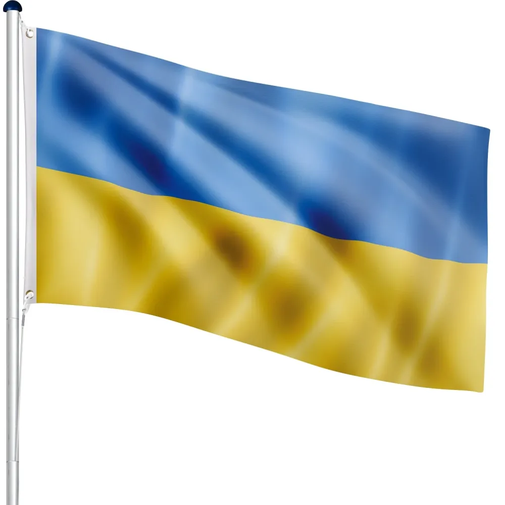 Catarg de steag din aluminiu, Ucraina, 6.50 m