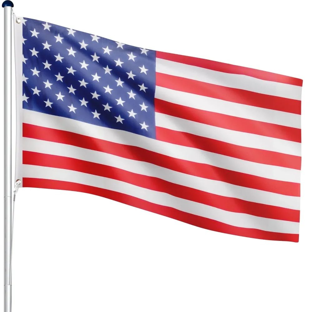 Catarg de steag din aluminiu, USA, 6.50 m
