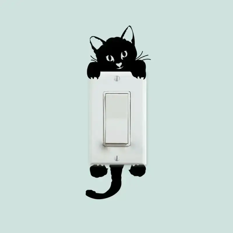 Autocolante pentru pereți adorabile cu Stickers Chats Noirs
