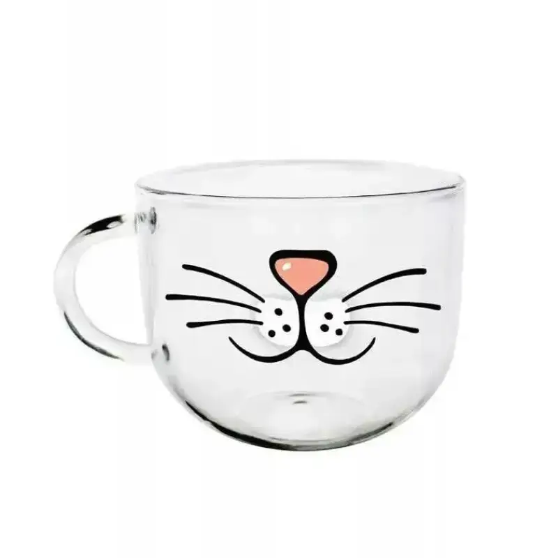 Mug Chat Transparent : Treziți-vă Diminețile Cu Farmec Și Bucurie !