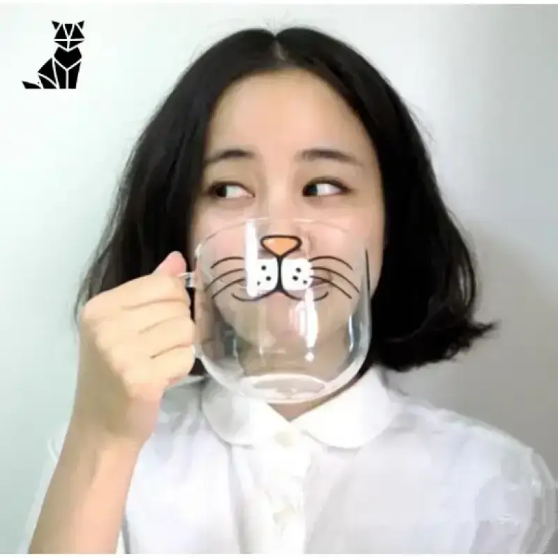Mug Chat Transparent : Treziți-vă Diminețile Cu Farmec Și Bucurie !