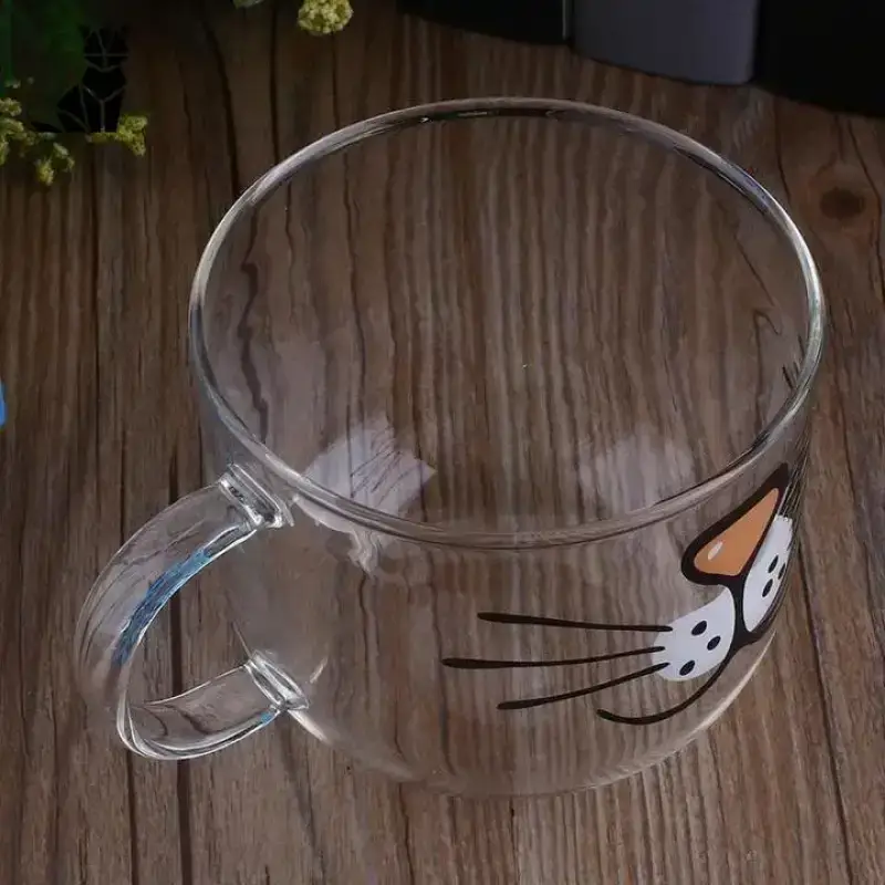 Mug Chat Transparent : Treziți-vă Diminețile Cu Farmec Și Bucurie !