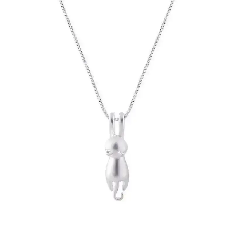Pendentiv Pisică Mică Funambul Elegant Din Argint Pentru Un Stil Unic