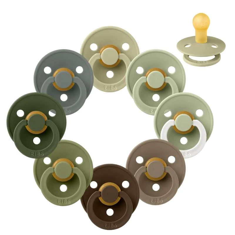 Suzeta Bibs Rotundă Colour - Sampak - 8 buc. - măr. 1 - Podea de pădure