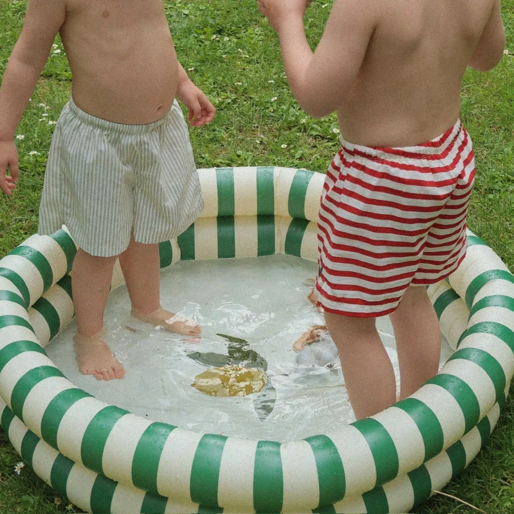 Konges Slojd piscină pentru copii cu dungi verzi