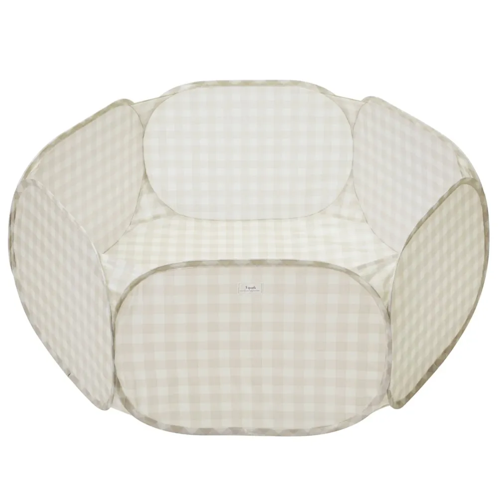 3 Sprouts Ball Pool Gingham Bej