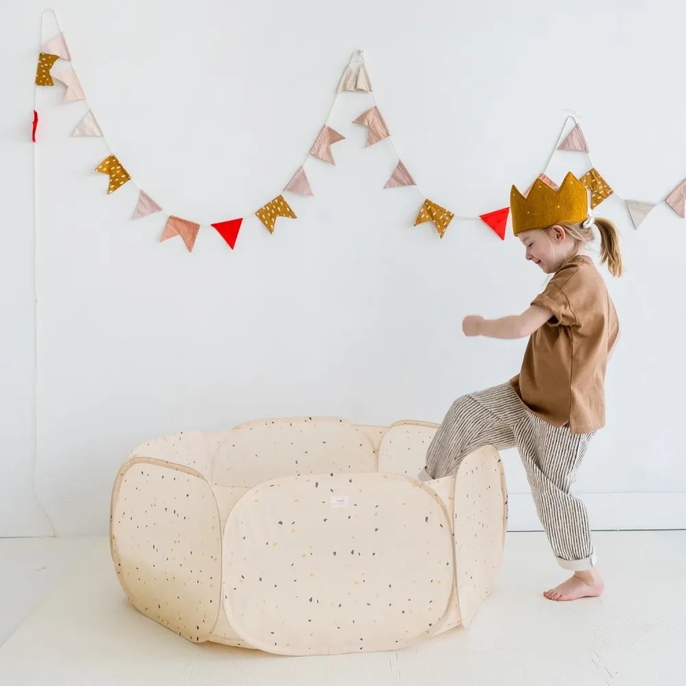 3 Sprouts Terrazzo Ball Pool Bej