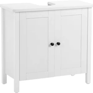 Mască de lavoar Aalborg albă, 65 cm lățime