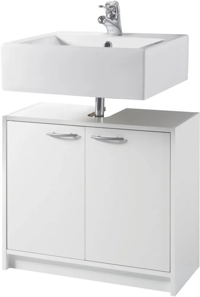 Mască de lavoar Balculina alb mat cu lățime 63 cm