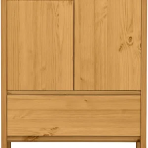 Mască pentru lavoar Jorrick din lemn de pin natur, 60 cm