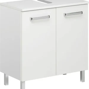 Mască pentru lavoar Pelipal Quickset alba, 60 cm lățime