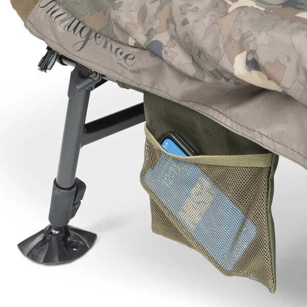 Bed Chair Nash Indulgence HD40 Sistem Camo Emperor 8 picioare