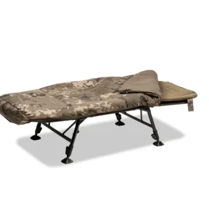 Bed Chair Nash Indulgence 4 Junior Sleep System Camo