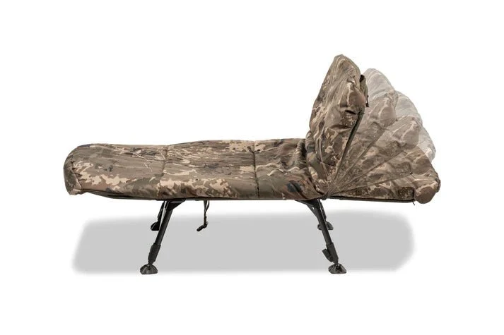 Bed Chair Nash Indulgence 4 Junior Sleep System Camo