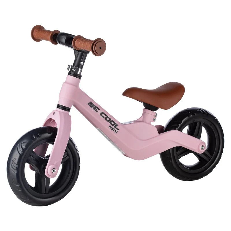 Bicicleta fara pedale, FreeON, Be Cool Mini, Cu ghidon si sa reglabile, Roti din EVA, Pana 30 Kg, Roti 8 inch, 12 luni+, Roz