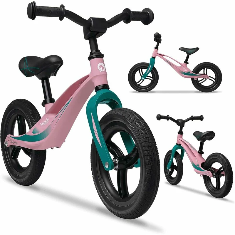 Bicicleta fara pedale, Lionelo, Bart Tour, Usoara, Cu cadru din magneziu, 3.3 Kg, 12 inch, Conform cu standardul european...