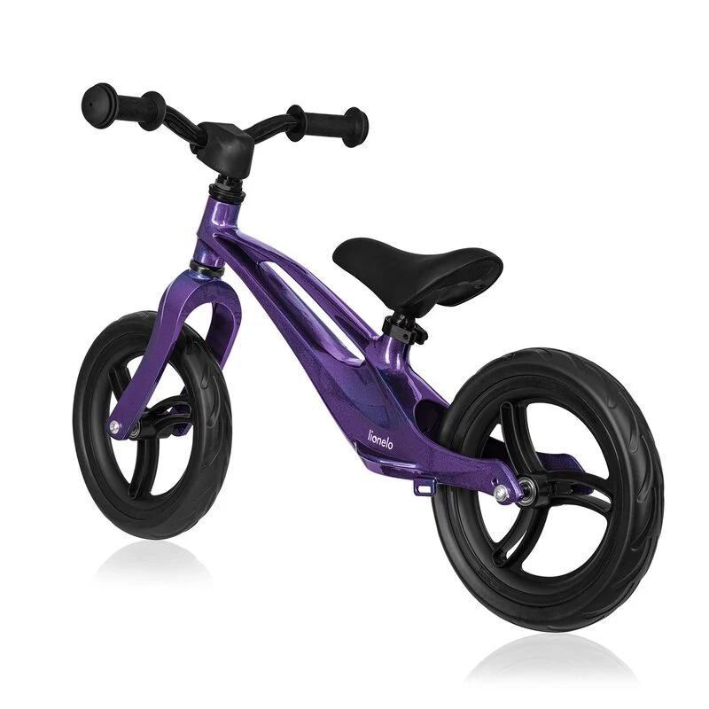 Bicicleta fara pedale, Lionelo, Bart, Usoara, Cu cadru din magneziu, Cu ghidon si sa reglabile, Greutate 3 Kg, 12 inch, Co...