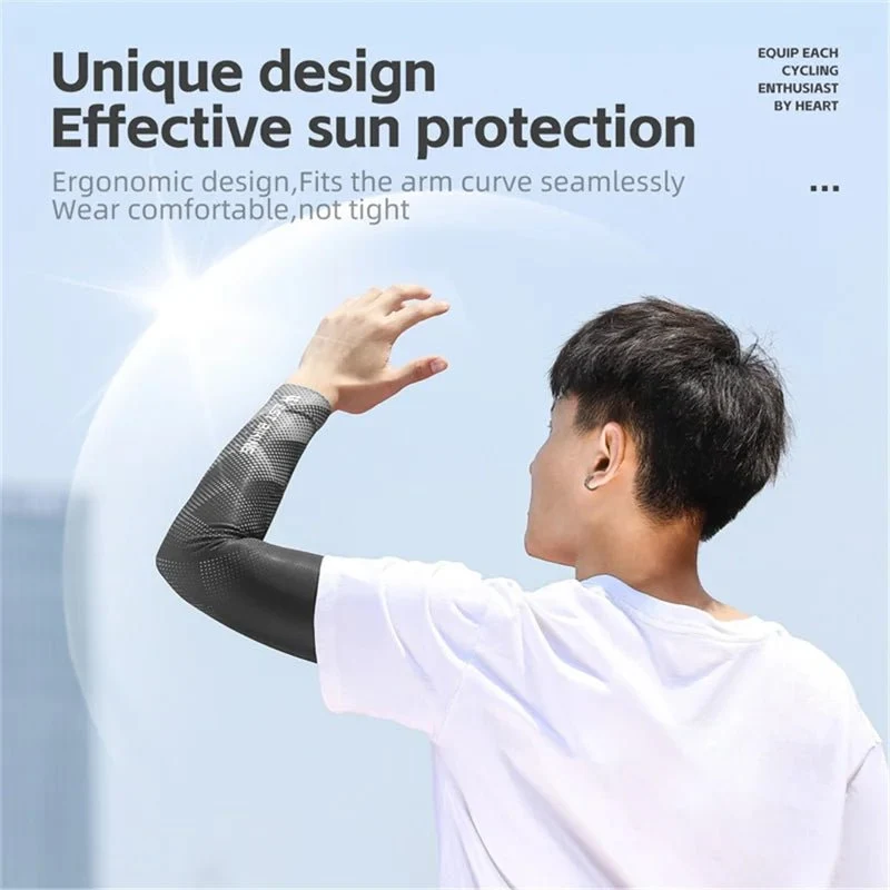 Set de mâneci din mătase glacé pentru bărbați protecție UV