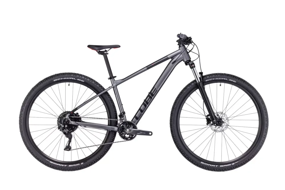 BICICLETA CUBE AIM EX Grey Red 2023