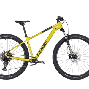 BICICLETA CUBE ANALOG Flashlime Black 2023 M