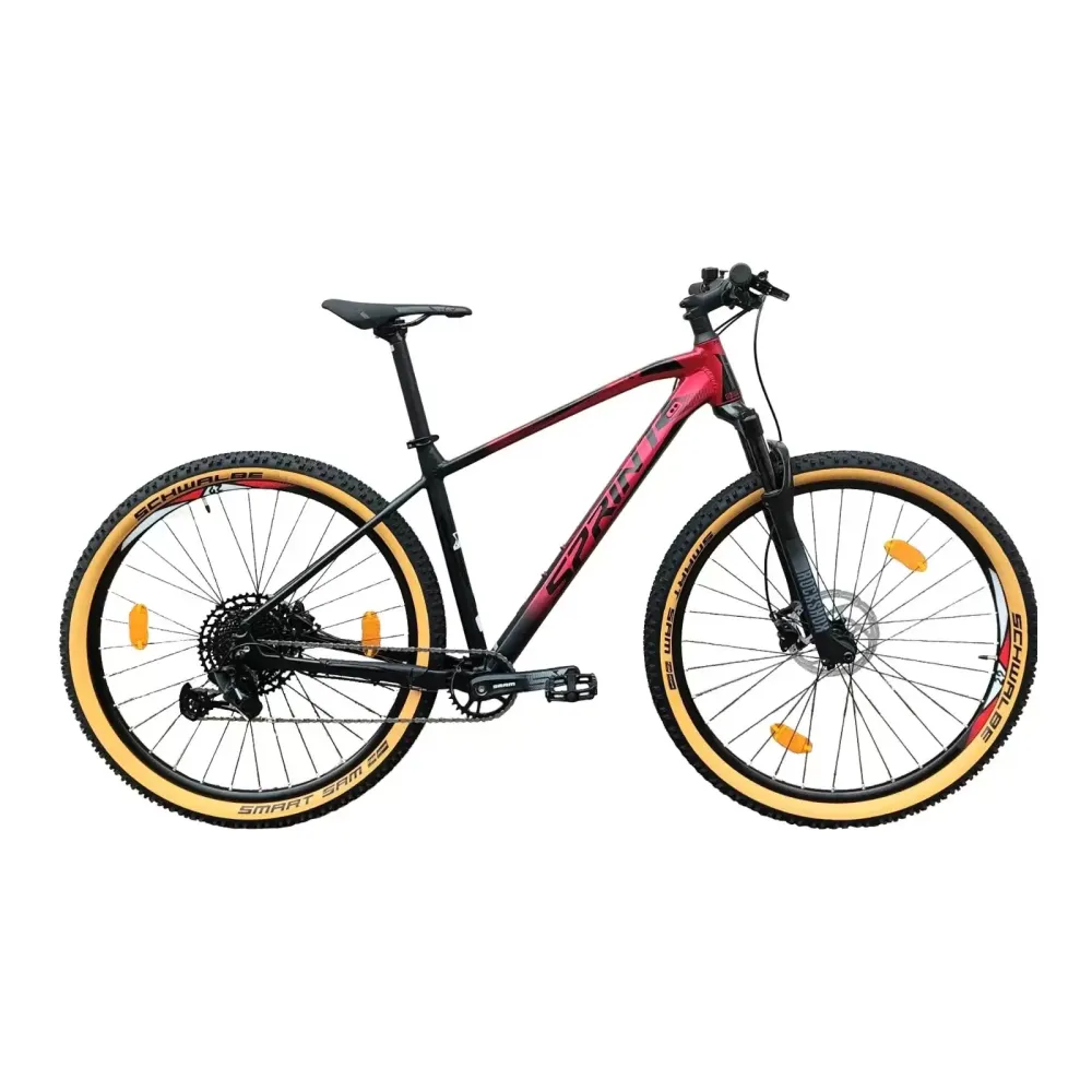 Bicicleta MTB Sprint Apolon 12 29 Negru/Rosu Mat 520 mm