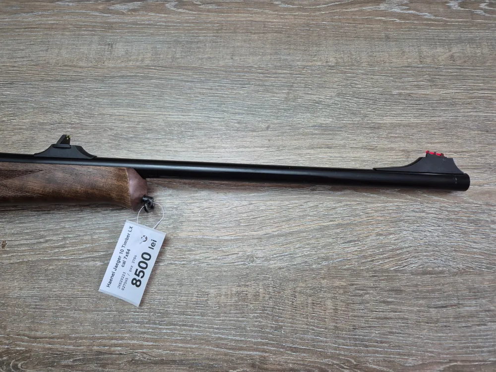 Carabina Haenel Jaeger 10 Timber LX, cal 7x64, 56cm, lemn grad 4