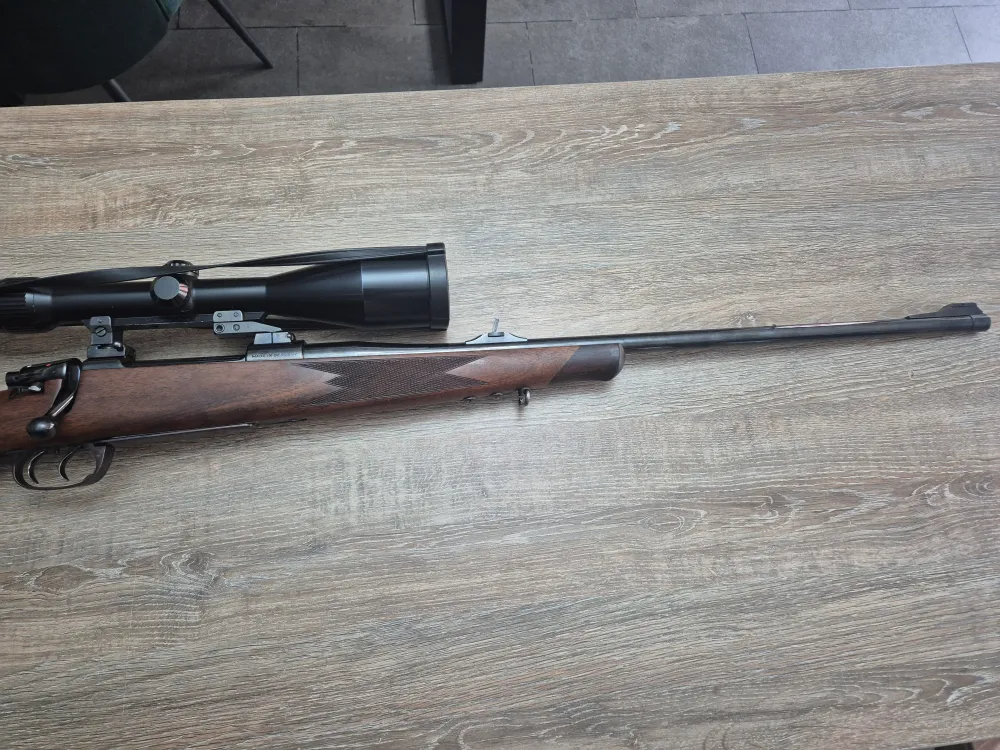 Carabina Heym SR20N, cal 6.5x57, 60cm, luneta Docter 3-12x56