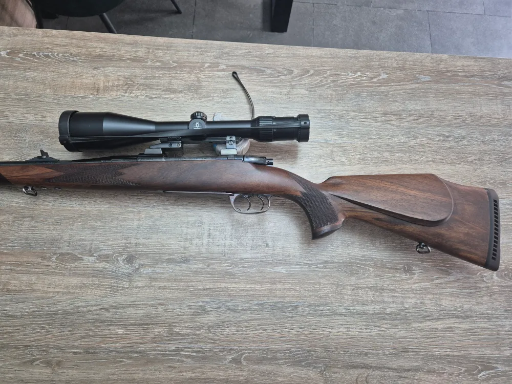 Carabina Heym SR20N, cal 6.5x57, 60cm, luneta Docter 3-12x56