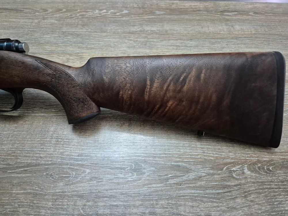 Carabina Heym SR21, cal 7x64, 55cm, pat lemn clasic