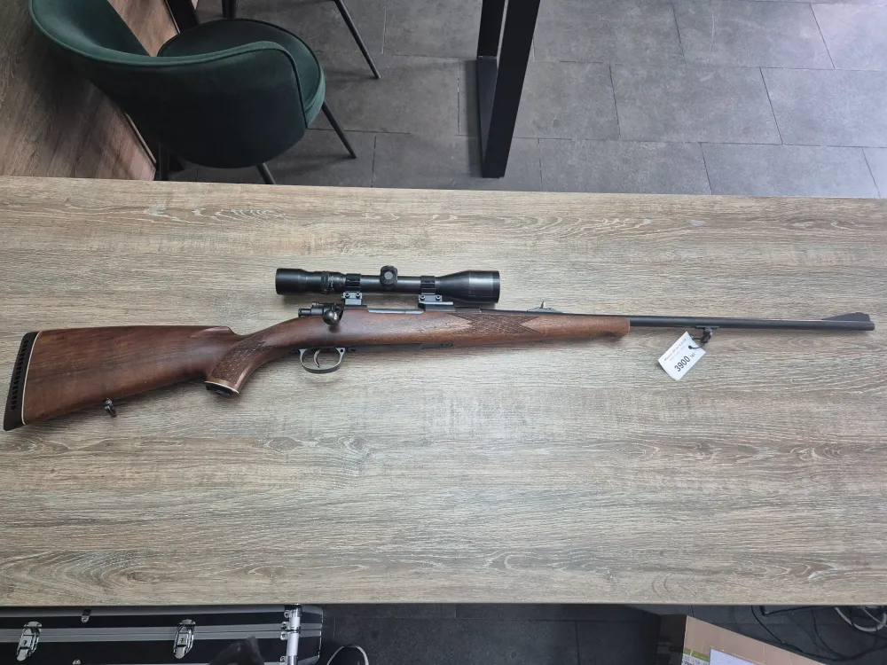 Carabina Mauser 98 cal 6.5x68, 62cm, luneta 3-9x