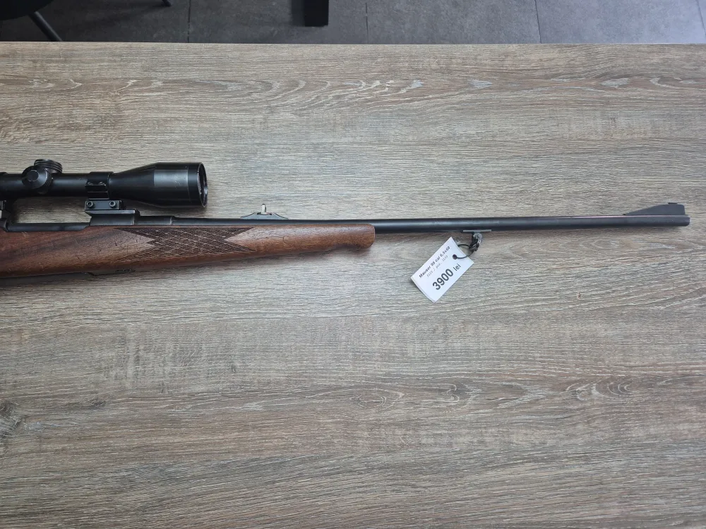 Carabina Mauser 98 cal 6.5x68, 62cm, luneta 3-9x