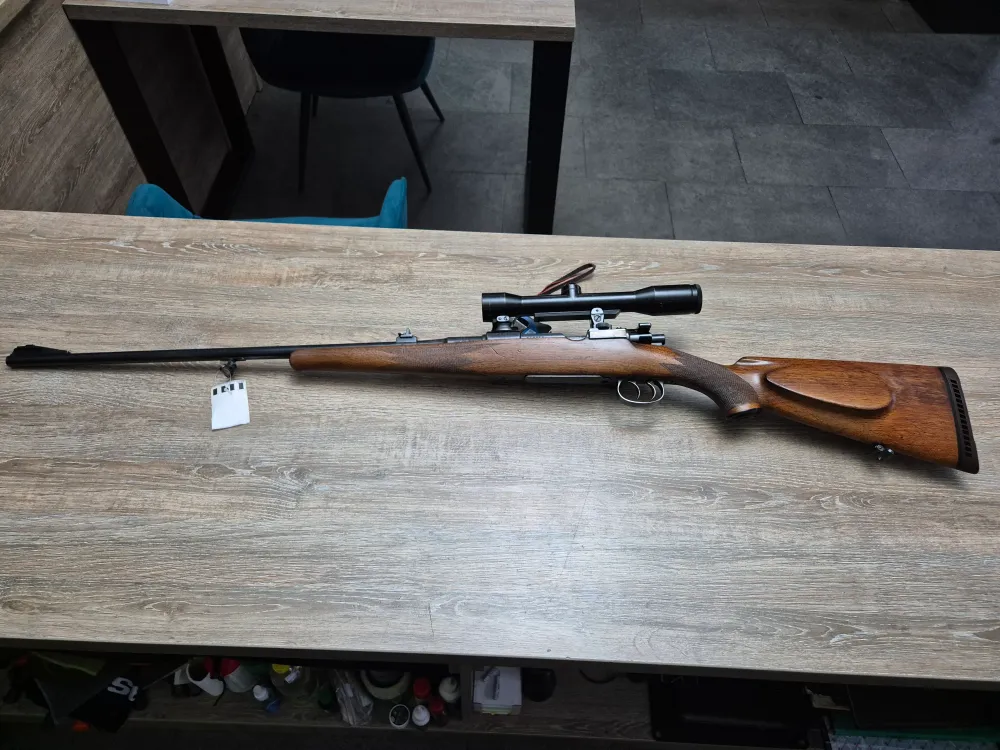 Carabina Mauser 98, cal 7x64, teava 60cm, cătări
